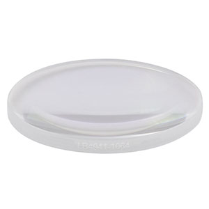LB4941-1064 - f = 100 mm, Ø1in UV Fused Silica Bi-Convex Lens, 1064 nm V-Coat