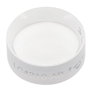LC4210-AB - Ø1/2in, f = -25 mm, UV Fused Silica Plano-Concave Lens, ARC: 400 - 1100 nm