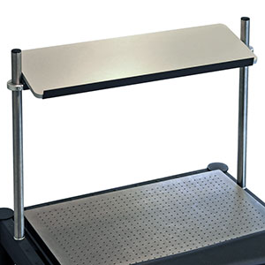 PSY150 - 300 mm Deep 12° Overhead Shelf with 750 mm Posts for 900 mm Wide ScienceDesks