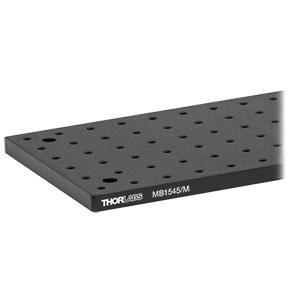 MB1545/M - Aluminum Breadboard, 150 mm x 450 mm x 12.7 mm, M6 Taps