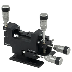 MBT401D/M - MicroBlock™ 4-Axis Waveguide Manipulator with Differential Drives, M3 Taps