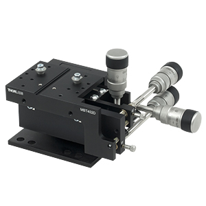 MBT402D - MicroBlock™ 4-Axis Low Profile Waveguide Manipulator with Differential Drives, 6-32 Taps