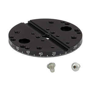 K10CR1A2 - Rotating Adapter Plate for K10CR1 Rotation Mount, Imperial Taps