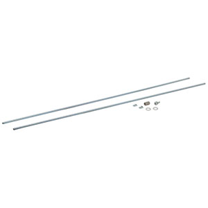 LPC02 - 1.0 m Long Mounting Rod for Ceiling or Wall Attachment, M8 Threaded (Pack of 2)