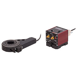 KPRM1E - Ø1in Motorized Precision Rotation Stage (Imperial) Bundled with DC Servo Motor Driver and Power Supply