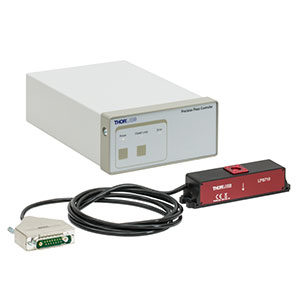 LPS710E - Piezo Stage and Paired Controller, 1100 µm Travel, 4-40 Mounting Taps