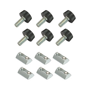 LPCLT1 - Side-Mounting Kit for Blackout Curtain Panels, M4 Threads (Pack of 6)