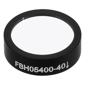 FBH05400-40 - Hard-Coated Bandpass Filter, Ø12.5 mm, CWL = 400 nm, FWHM = 40 nm