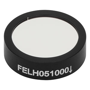FELH051000 - Ø12.5 mm Longpass Filter, Cut-On Wavelength: 1000 nm