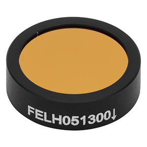 FELH051300 - Ø12.5 mm Longpass Filter, Cut-On Wavelength: 1300 nm