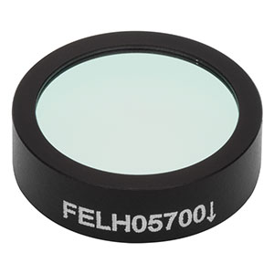 FELH05700 - Ø12.5 mm Longpass Filter, Cut-On Wavelength: 700 nm