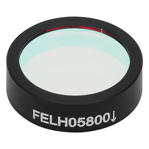FELH05800 - Ø12.5 mm Longpass Filter, Cut-On Wavelength: 800 nm