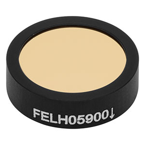 FELH05900 - Ø12.5 mm Longpass Filter, Cut-On Wavelength: 900 nm