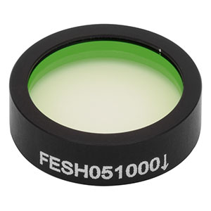 FESH051000 - Ø12.5 mm Shortpass Filter, Cut-Off Wavelength: 1000 nm