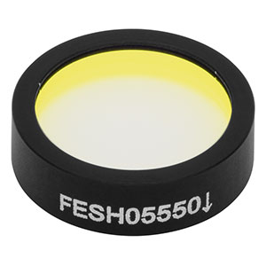 FESH05550 - Ø12.5 mm Shortpass Filter, Cut-Off Wavelength: 550 nm