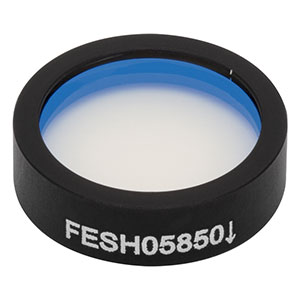 FESH05850 - Ø12.5 mm Shortpass Filter, Cut-Off Wavelength: 850 nm