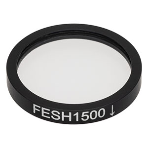 FESH1500 - Ø25.0 mm Shortpass Filter, Cut-Off Wavelength: 1500 nm