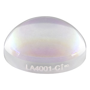 LA4001-C - f = 15 mm, Ø1/2in UVFS Plano-Convex Lens, ARC: 1050 - 1700 nm