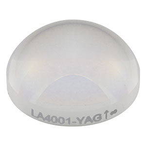 LA4001-YAG - f = 15 mm, Ø1/2in UVFS Plano-Convex Lens, 532/1064 nm V-Coat