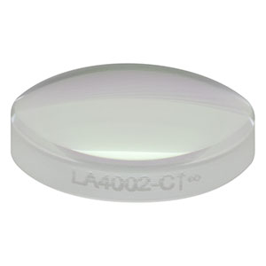 LA4002-C - f = 25 mm, Ø1/2in UVFS Plano-Convex Lens, ARC: 1050 - 1700 nm