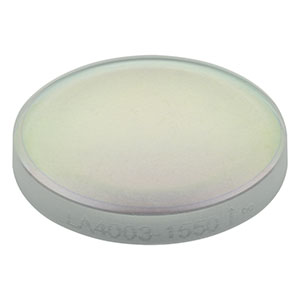 LA4003-1550 - f = 35 mm, Ø1/2in UVFS Plano-Convex Lens, 1550 nm V-Coat