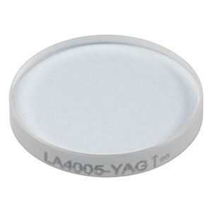 LA4005-YAG - f = 175 mm, Ø1/2in UVFS Plano-Convex Lens, 532/1064 nm V-Coat