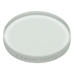 LA4006-532 - f = 200 mm, Ø1/2in UVFS Plano-Convex Lens, 532 nm V-Coat