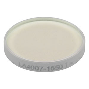 LA4007-1550 - f = 250 mm, Ø1/2in UVFS Plano-Convex Lens, 1550 nm V-Coat
