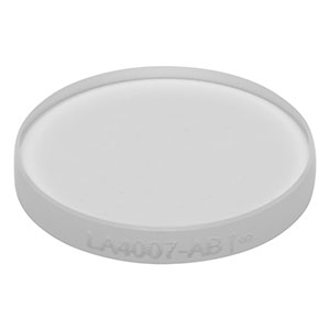 LA4007-AB - f = 250 mm, Ø1/2in UVFS Plano-Convex Lens, ARC: 400 - 1100 nm
