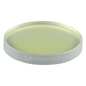 LA4007-B - f = 250 mm, Ø1/2in UVFS Plano-Convex Lens, ARC: 650 - 1050 nm