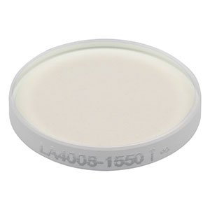LA4008-1550 - f = 300 mm, Ø1/2in UVFS Plano-Convex Lens, 1550 nm V-Coat
