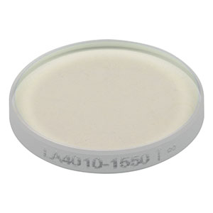 LA4010-1550 - f = 400 mm, Ø1/2in UVFS Plano-Convex Lens, 1550 nm V-Coat