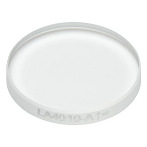 LA4010-A - f = 400 mm, Ø1/2in UVFS Plano-Convex Lens, ARC: 350 - 700 nm