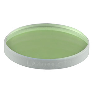 LA4011-C - f = 450 mm, Ø1/2in UVFS Plano-Convex Lens, ARC: 1050 - 1700 nm