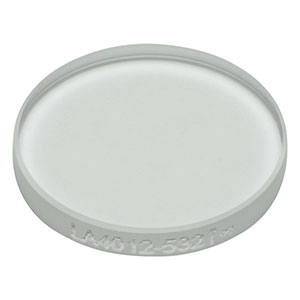 LA4012-532 - f = 500 mm, Ø1/2in UVFS Plano-Convex Lens, 532 nm V-Coat