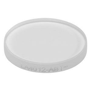 LA4012-AB - f = 500 mm, Ø1/2in UVFS Plano-Convex Lens, ARC: 400 - 1100 nm