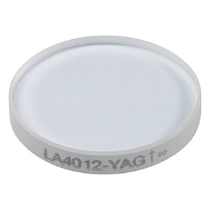 LA4012-YAG - f = 500 mm, Ø1/2in UVFS Plano-Convex Lens, 532/1064 nm V-Coat