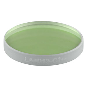 LA4013-C - f = 600 mm, Ø1/2in UVFS Plano-Convex Lens, ARC: 1050 - 1700 nm