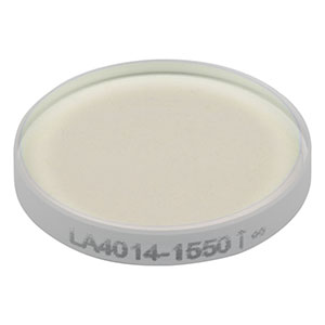 LA4014-1550 - f = 750 mm, Ø1/2in UVFS Plano-Convex Lens, 1550 nm V-Coat