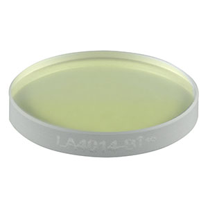 LA4014-B - f = 750 mm, Ø1/2in UVFS Plano-Convex Lens, ARC: 650 - 1050 nm