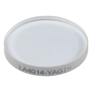 LA4014-YAG - f = 750 mm, Ø1/2in UVFS Plano-Convex Lens, 532/1064 nm V-Coat
