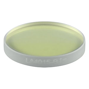 LA4015-B - f = 850 mm, Ø1/2in UVFS Plano-Convex Lens, ARC: 650 - 1050 nm