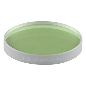 LA4016-C - f = 1000 mm, Ø1/2in UVFS Plano-Convex Lens, ARC: 1050 - 1700 nm