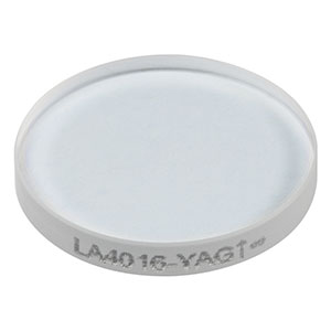 LA4016-YAG - f = 1000 mm, Ø1/2in UVFS Plano-Convex Lens, 532/1064 nm V-Coat