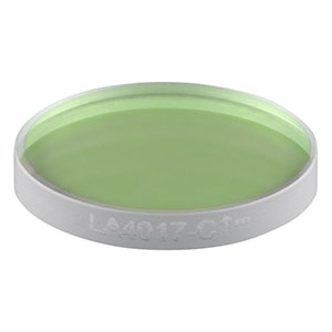 LA4017-C - f = 1500 mm, Ø1/2in UVFS Plano-Convex Lens, ARC: 1050 - 1700 nm