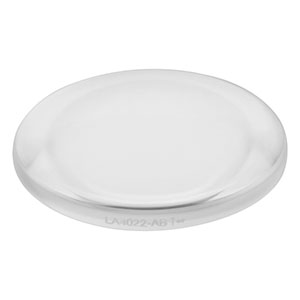 LA4022-AB - f = 60 mm, Ø1in UVFS Plano-Convex Lens, ARC: 400 - 1100 nm