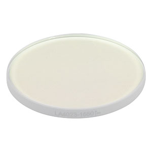 LA4023-1550 - f = 350 mm, Ø1in UVFS Plano-Convex Lens, 1550 nm V-Coat