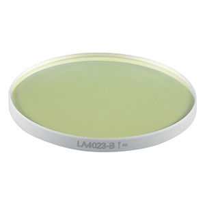LA4023-B - f = 350 mm, Ø1in UVFS Plano-Convex Lens, ARC: 650 - 1050 nm 