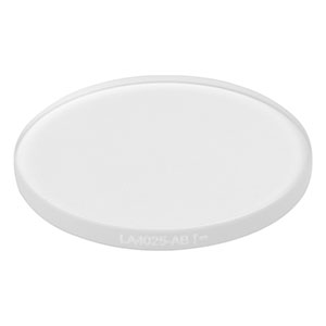 LA4025-AB - f = 400 mm, Ø1in UVFS Plano-Convex Lens, ARC: 400 - 1100 nm