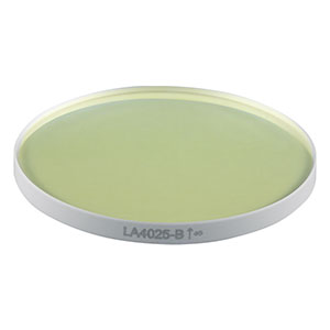 LA4025-B - f = 400 mm, Ø1in UVFS Plano-Convex Lens, ARC: 650 - 1050 nm 